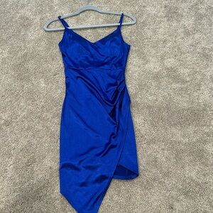 Royal blue hoco dress